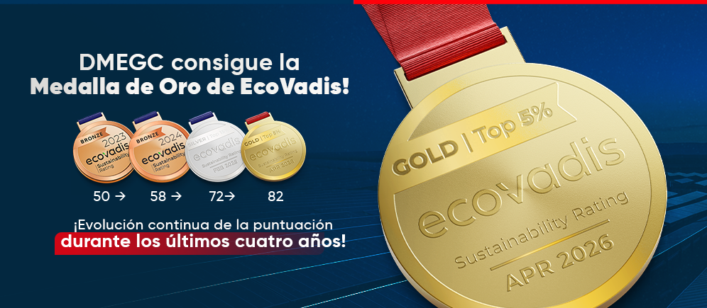 DMEGC Solar logra Medalla de Oro de EcoVadis
